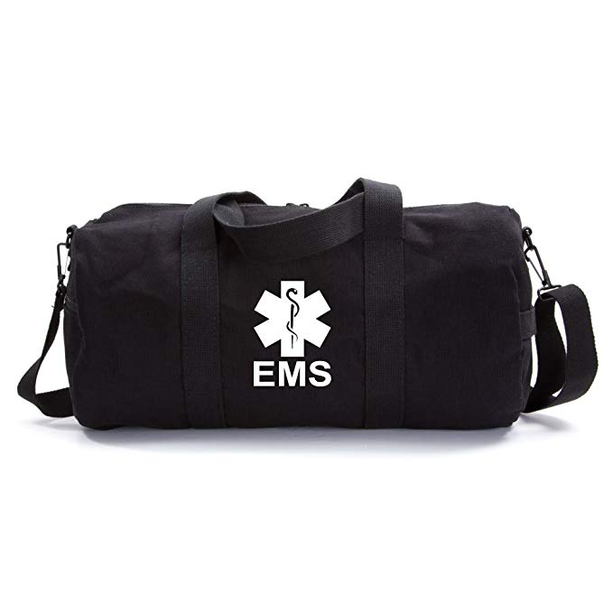 EMS Emergency Medical Services Army Sport Heavyweight Canvas Duffel Bag