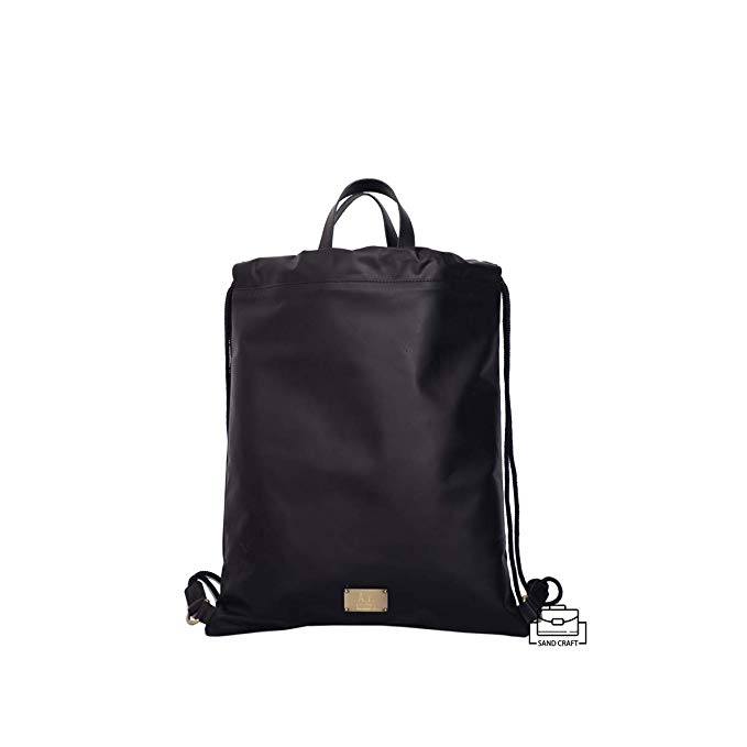 SAND CRAFT real soft cow leather drawstring backpack shoulder backpack handle briefcase shopper