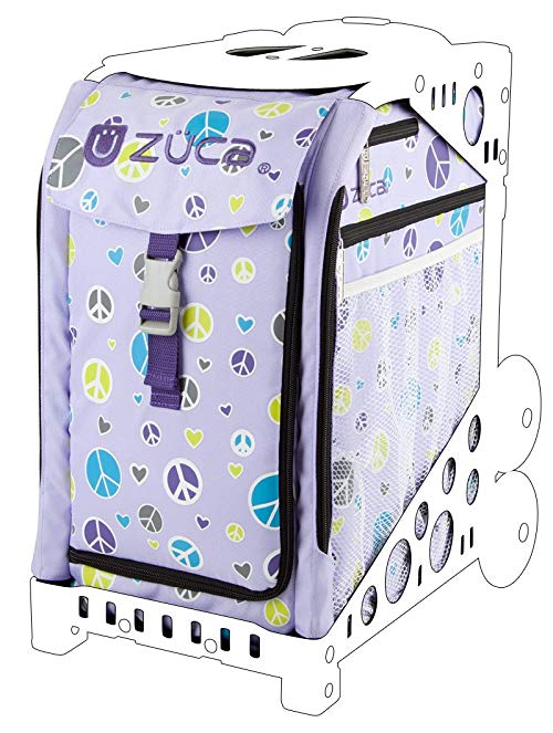 ZUCA Sport Insert Bag - PEACE (Purple with Peace Signs) / 89055900384