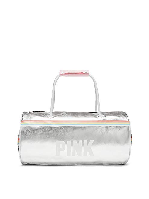Victoria's Secret PINK NEW Varsity Mini Duffle Bag Color Iridescent