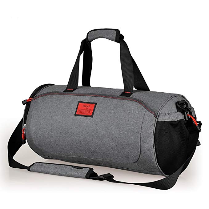 Cool NEW! Duffel Style Carry On Sports Travel Bag with Shoulder Strap, Zippered Compartments