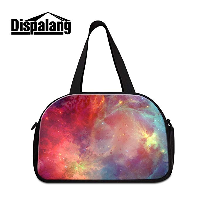 Generic Galaxy Printed Shoulder Gym Bags for Women Personalized Sports Duffle Bag for Men