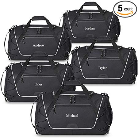 Personalized Sports Duffel Bag – Gym, Fitness, Workout, Travel, Camping Bags for Men