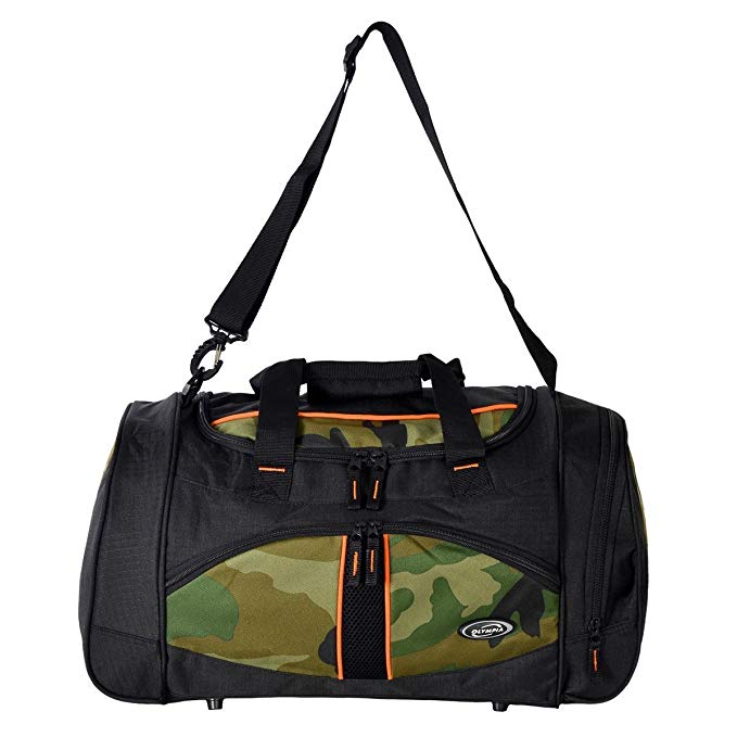 Olympia Heavy Duty Nomad Camouflage 25” Sports Duffle Duffel Tote Bag Travel Gym