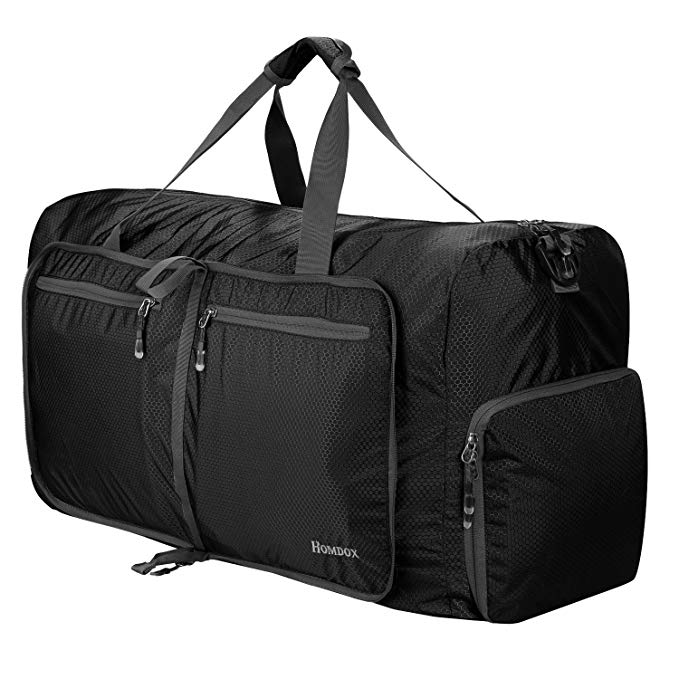 Homdox 80L Duffle Bag Large Size,Foldable Lightweight Waterproof Large Duffel Bag Camping,Rolling Packable Duffle Bag,Extra Large Duffle Bags Travel,Large Gym Bags Men Women