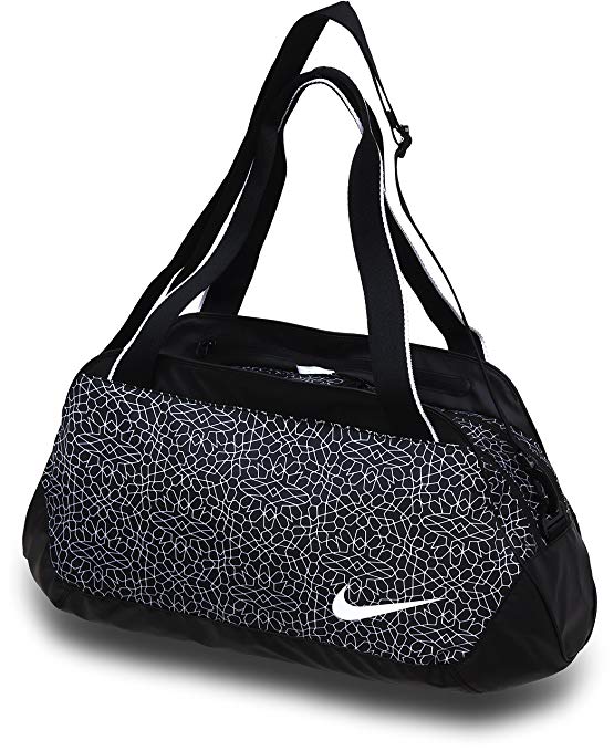 Nike Legend Club Print Black/Black/White 1 Duffel Bags