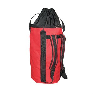 OPG Tall Rope Bag Backpack with drawstring top 30L Red