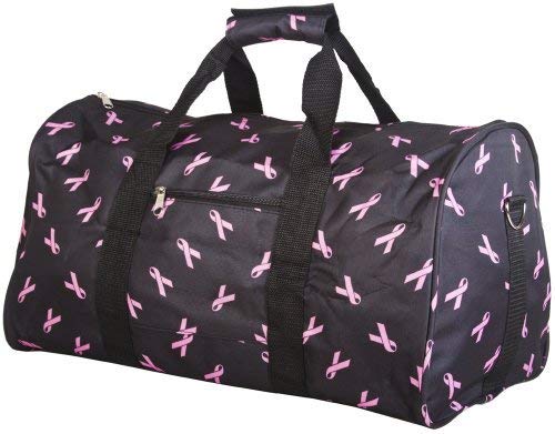 Breast Cancer Gym Duffle Carrying Bag 22-inch