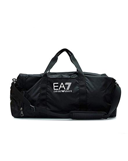 EA7 by Emporio Armani Polyester Black Duffle Bag