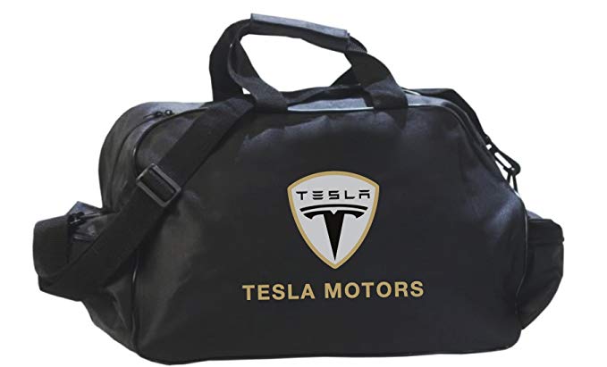 Tesla Logo Duffle Travel Sport Gym Bag backpack