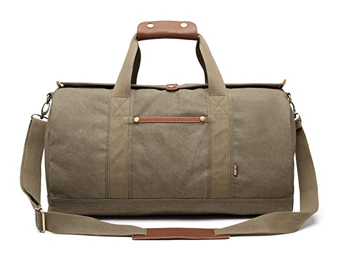 Overnight Bag Weekend Weekender Bag Canvas Duffle Bag Vintage Carry on Duffel Travel Bags for Men Women