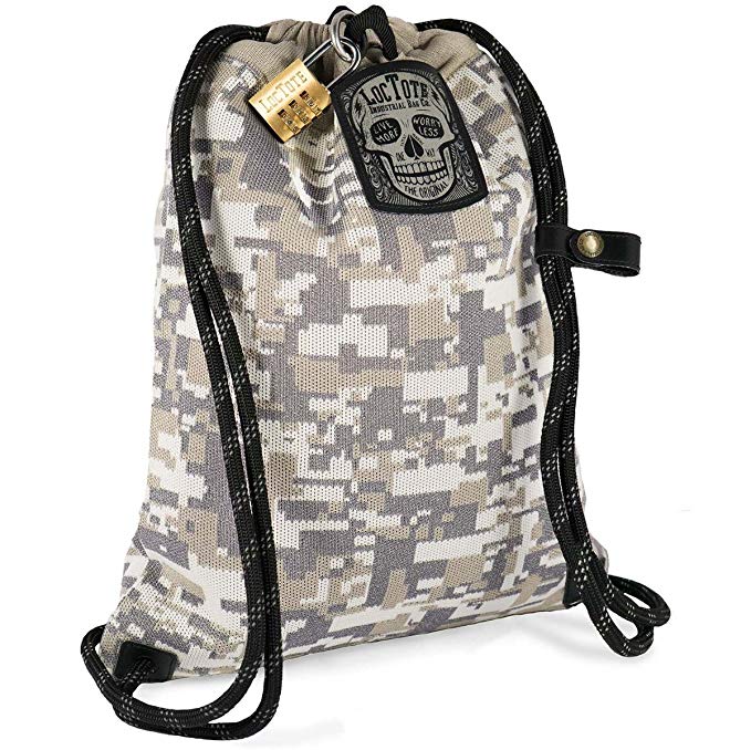 LOCTOTE Flak Sack II Coalition - The Most Badass Theft-Resistant Bag | Anti-Theft | Lockable | Slash-Proof | Glow-in-The-Dark