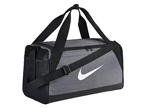 Nike Brasilia (Small) Training Duffel Bag Flint Grey/Black/White Size Small
