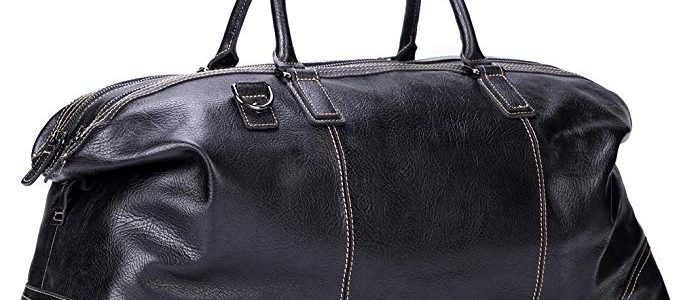 Bruce Wang Messenger Bag Genuine Leather Travel Duffel Bag Vintage Shoulder Bag Briefcase Large Lightweight Luggage Review