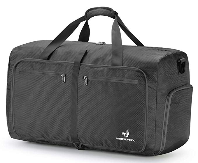 NEEKFOX Foldable Travel Duffel Bag Large Sports Duffle Gym Bag Packable Lightweight Travel Luggage Bag for Men Women (60L)